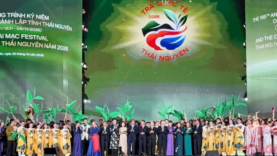 Không gian sự kiện Festival Trà Quốc tế Thái Nguyên năm 2026