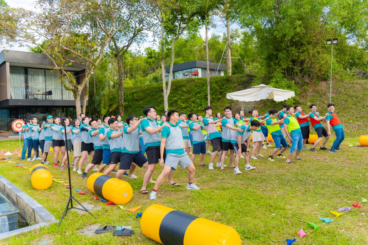 to chuc team building